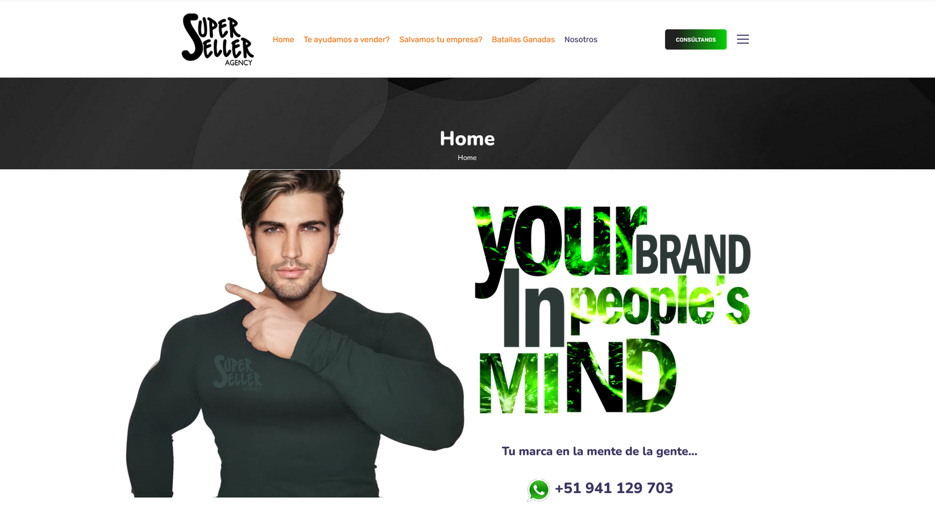 Diseño web para Agencia de Marketing: Super Selling Agency